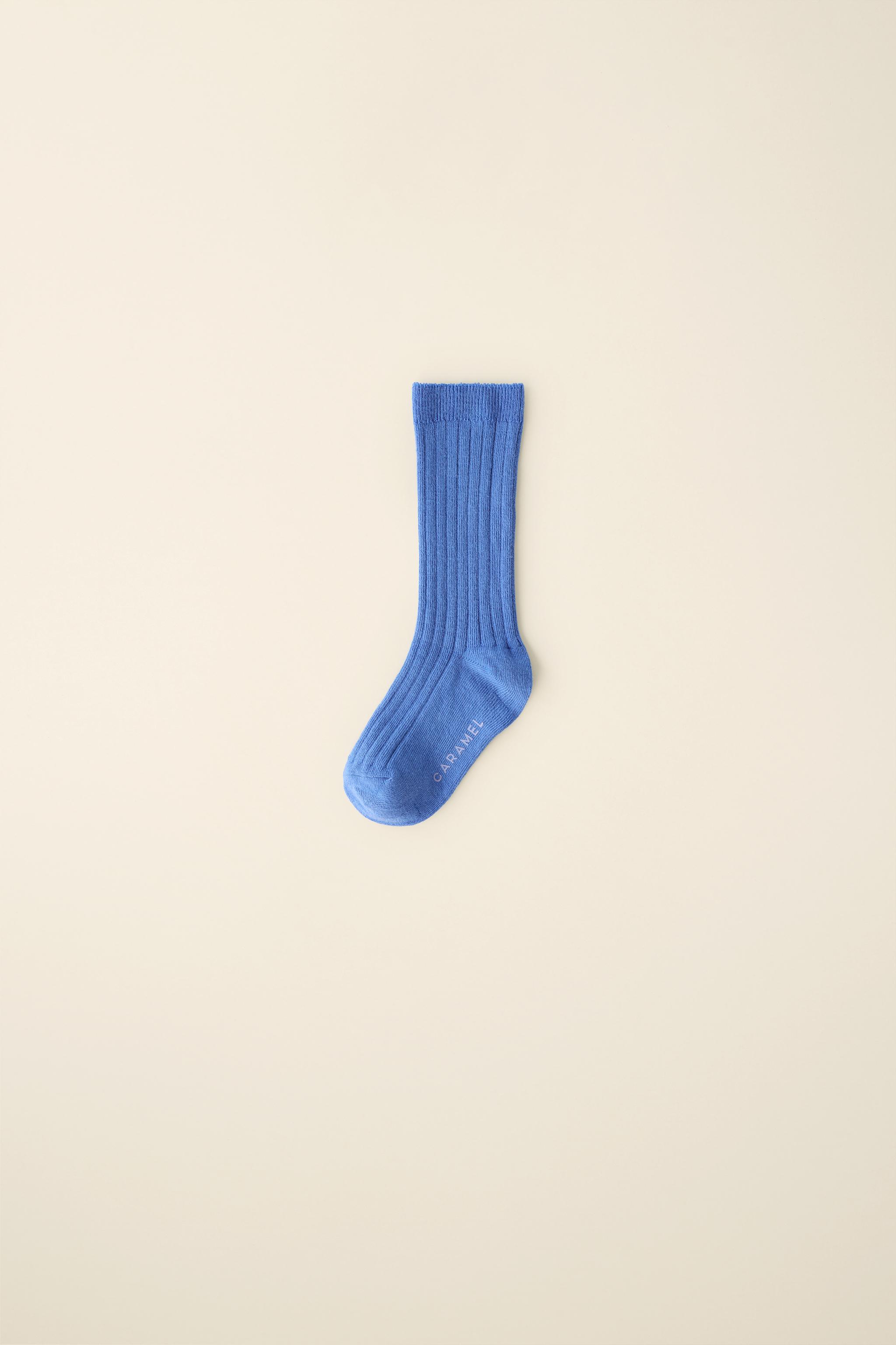 LONG RIBBED SOCKS CREATED BY CARAMEL LONDON X ZARA